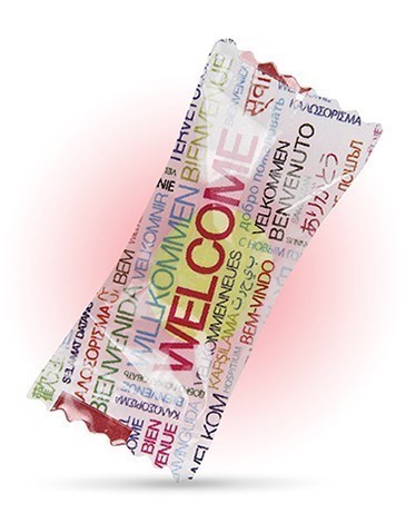 Caramelos de bienvenida en diferentes colores - 1000 Unidades