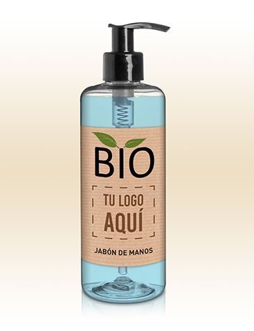 16 botellas jabón de manos 300ml con dispensador