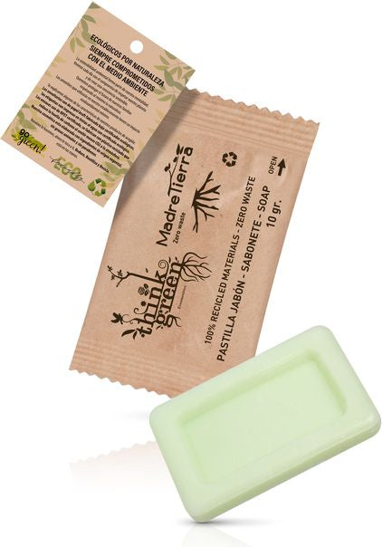 Pastilla de jabón Madre Tierra 10g rectangular 500 Unidades