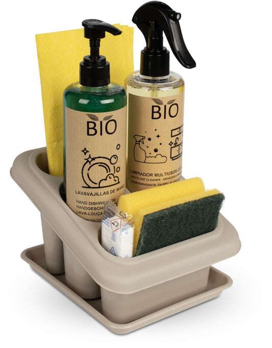 Expositor para ordenación de productos de cocina surtido de 3 colores | Incluye solo la bandeja/expositor