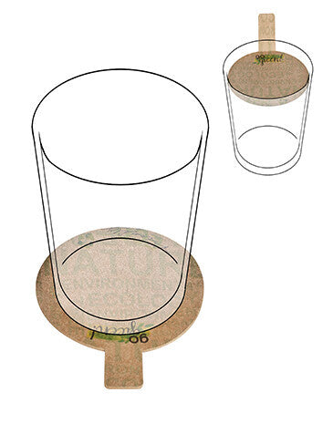 Vaso de plástico 250ml (envasado) - 500 unidades