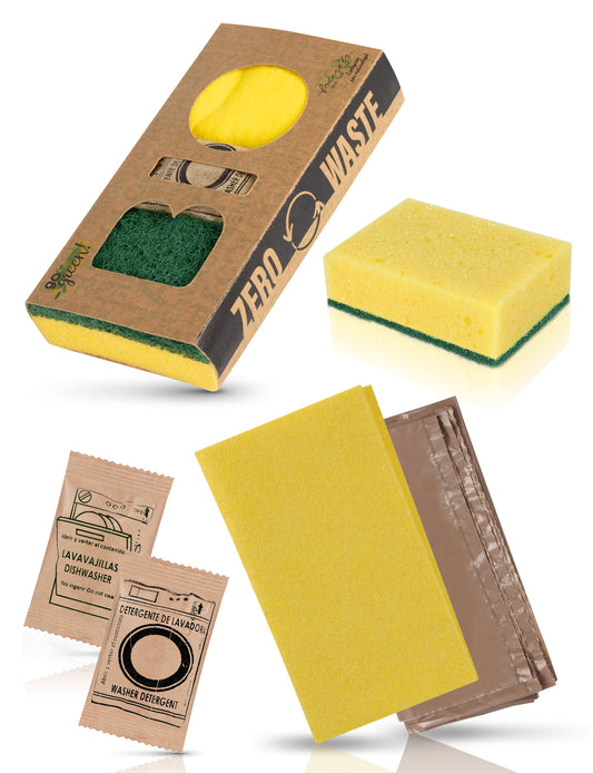 Kit de limpieza completo Cero plástico - 100 unidades