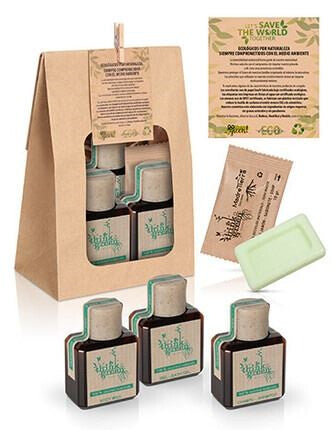 Muestra Colección D'Olive con botellas de 25ml