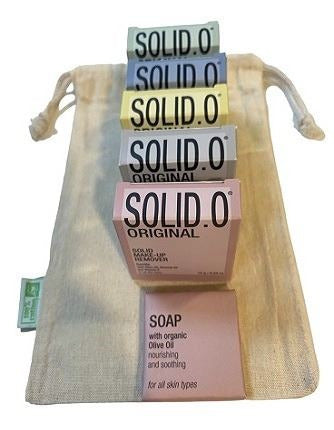 Bolsa Bio con cosmética solida 6 piezas - 50 Unidades