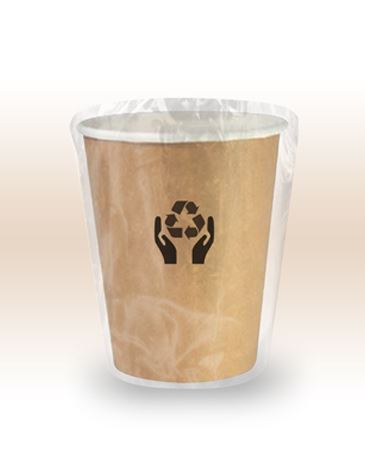 Vasos de cartón envasados individualmente- 290 ml - 350 Unidades