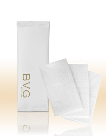 3 pañuelos BVG Gold 24K - 500 Unidades