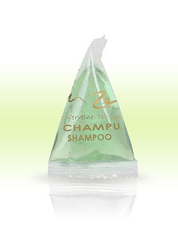 Champú en sobre pirámide 15ml - 1000 Unidades