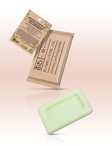 Pastilla de jabón Go Green Bio en sobre 10 g - 500 Unidades
