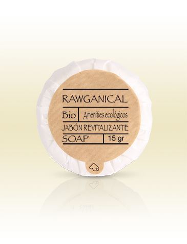 Pastilla de jabón redonda Go Green Bio 15 g - 400 Unidades