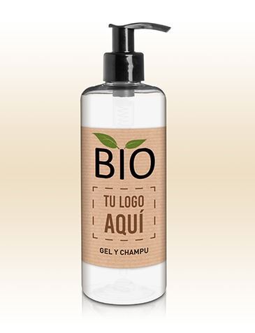 16 botellas gel de ducha /champú 2en1 300ml con dispensador