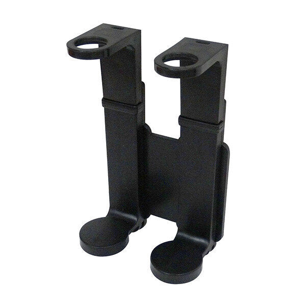 Soporte dispensador doble color negro para Botella dispensadora de 300ml redonda