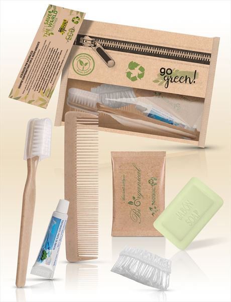 Kit de higiene Go Green Eco - 150 unidades