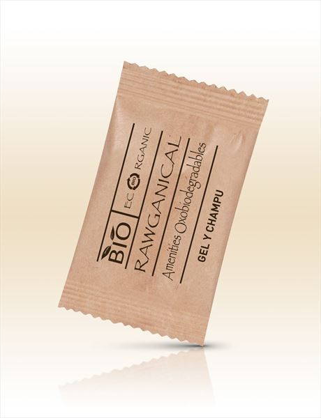 Gel de ducha y champú Go Green Bio en sobre 15 ml - 1000 Unidades - 15 L