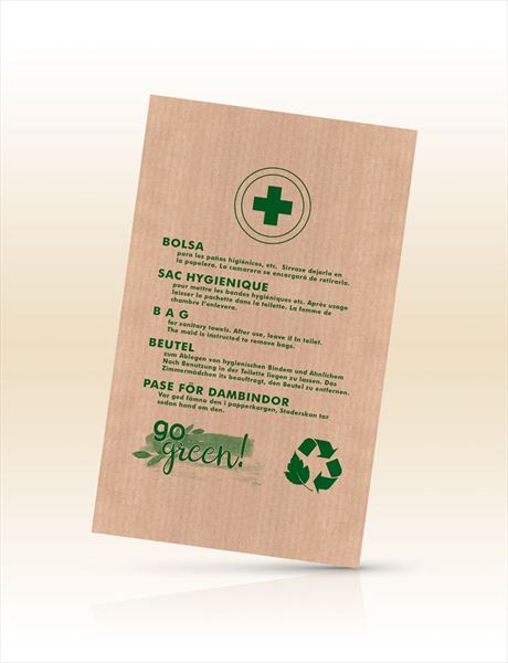 Bolsa biodegradable para paños higiénicos - 1000 Unidades