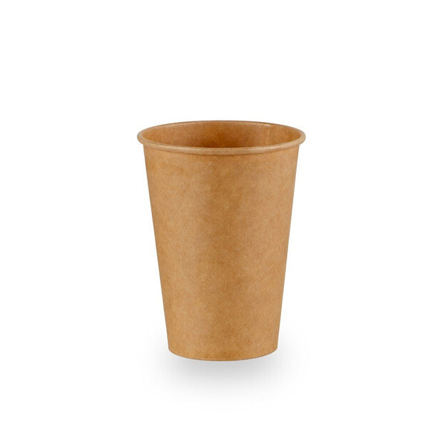 Vaso de cartón Bio color Kraft resistente y a granel (sin envasar) - 1000 unidades