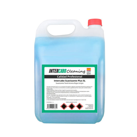 Intercabo Suavizante Plus, Garrafa de 5L – Fabricado en España