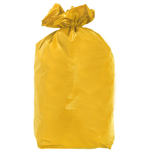 10 bolsas de reciclaje amarillas (plástico) 100L.