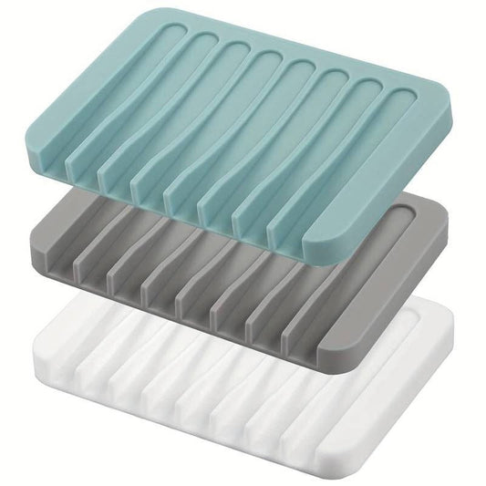 Bandeja flexible de silicona Gris