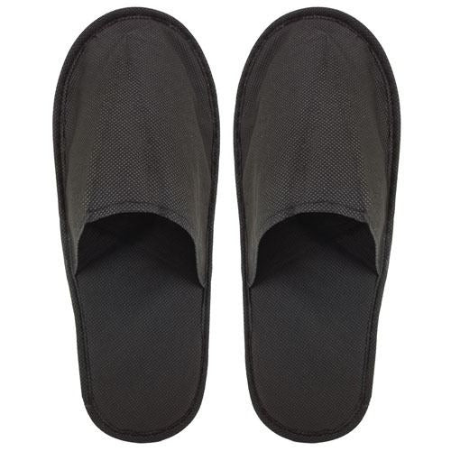 Zapatilla económica con suela antideslizante (par) color negro - 110 Unidades