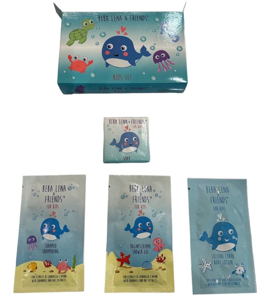 Kit infantil en cajita Beba Lena & Friends - 50 Unidades