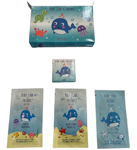 Kit infantil en cajita Beba Lena & Friends - 50 Unidades