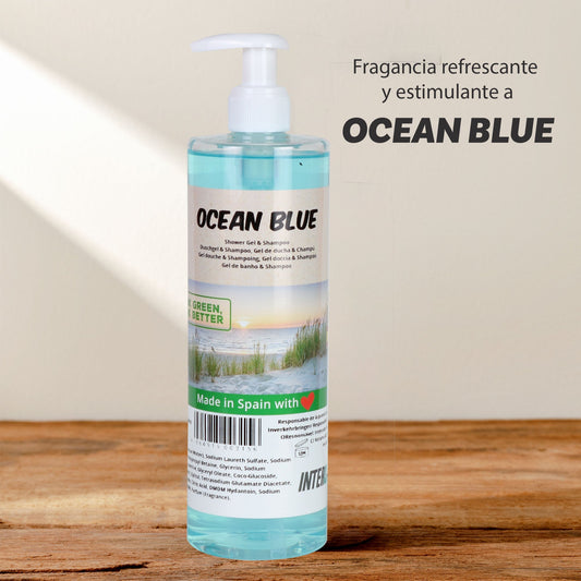 Muestra Gel y Champú Ocean Blue Intercabo 500ml