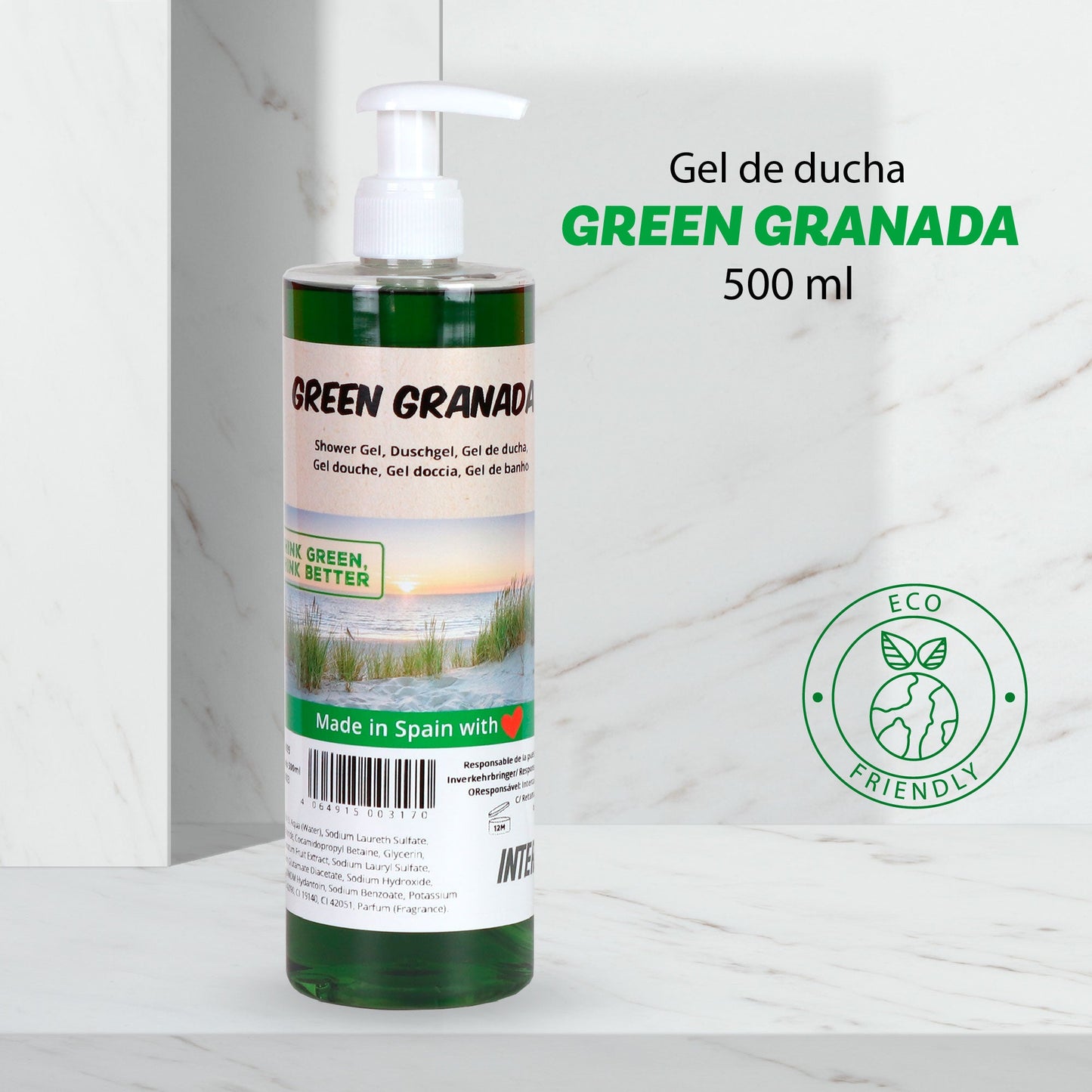 12 x 500 ml Intercabo Gel Granada