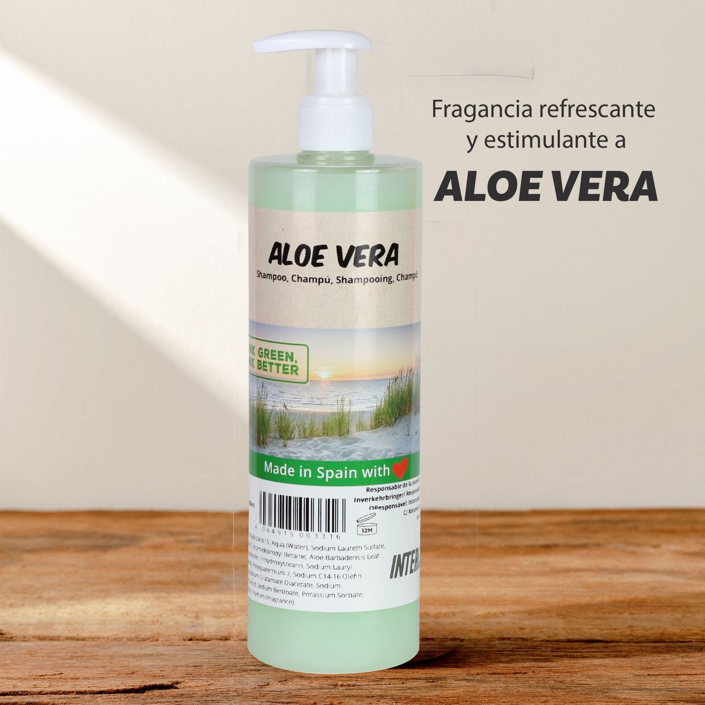 12 x Shampoo Aloe Vera Formula Nueva 500 ml