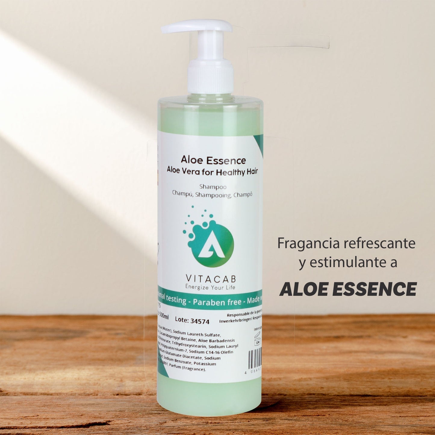 12 x Vitacab Shampoo Aloe Vera 500 ml
