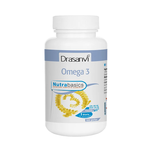 Omega 3 1000 mg Bote 100 Perlas Nutrabasicos Drasanvi